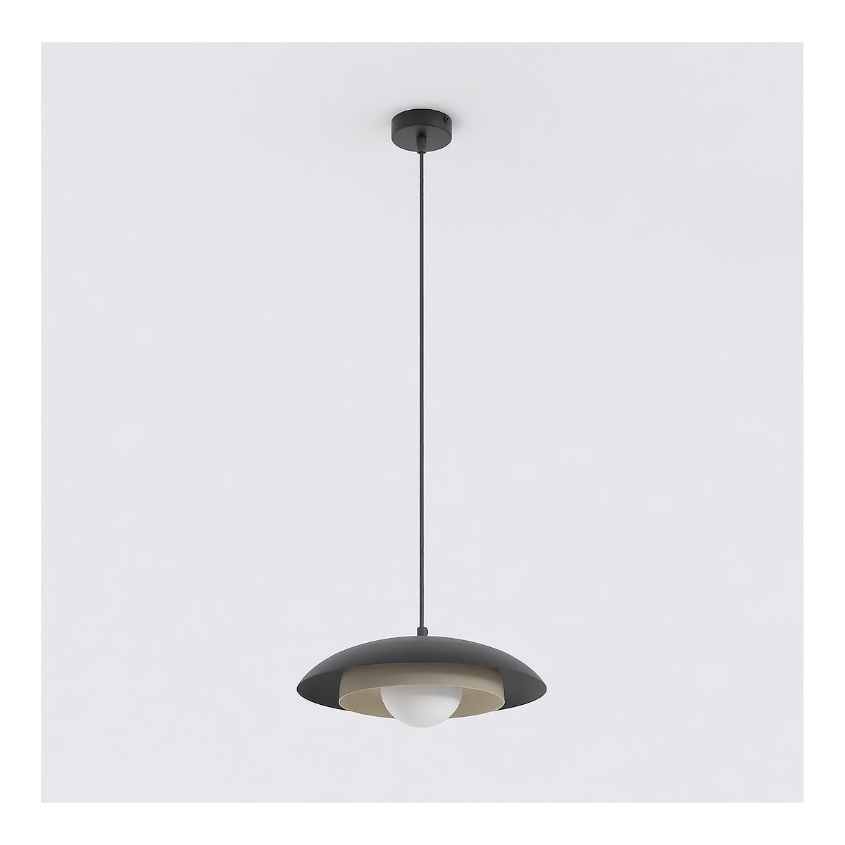 Emibig SKIN 1 BL MOKKA EM1604/1 kolor czarny z kategorii lampy wiszące