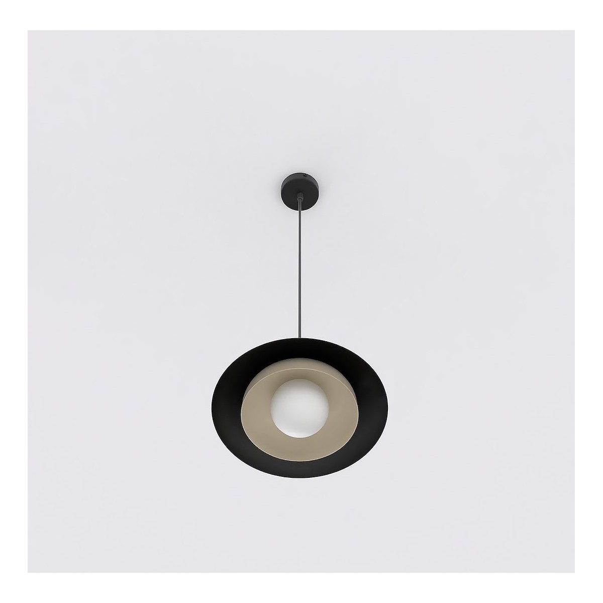 Emibig SKIN 1 BL MOKKA EM1604/1 kolor czarny z kategorii lampy wiszące