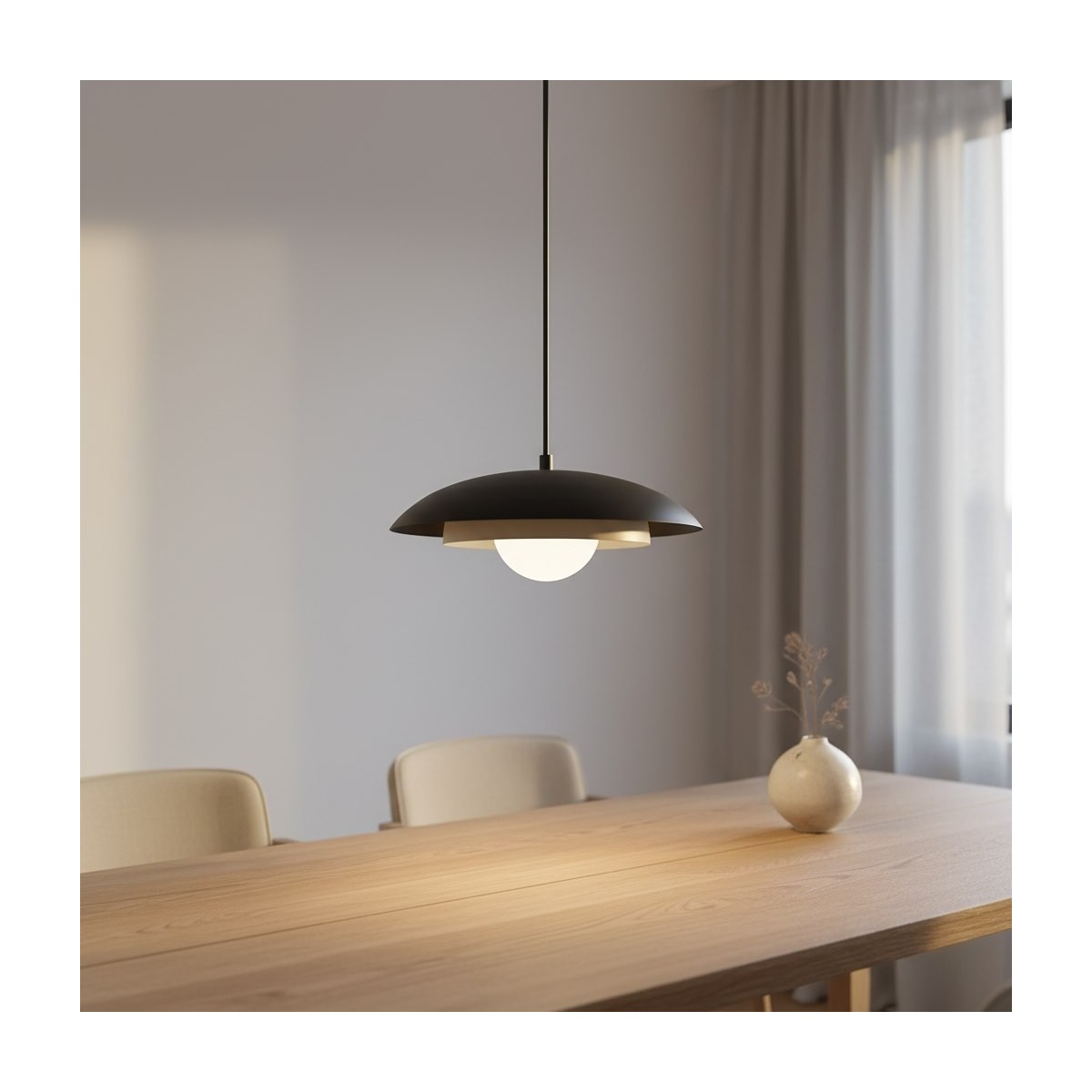 Emibig SKIN 1 BL MOKKA EM1604/1 kolor czarny z kategorii lampy wiszące