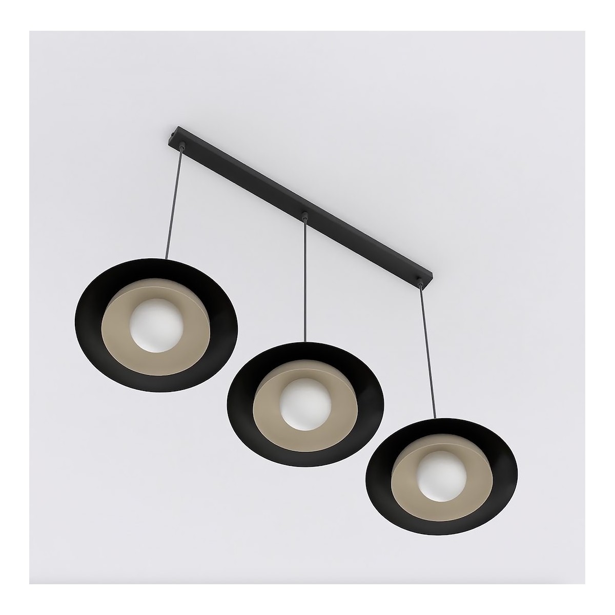 Emibig SKIN 3 BL MOKKA EM1604/3 kolor czarny z kategorii lampy wiszące