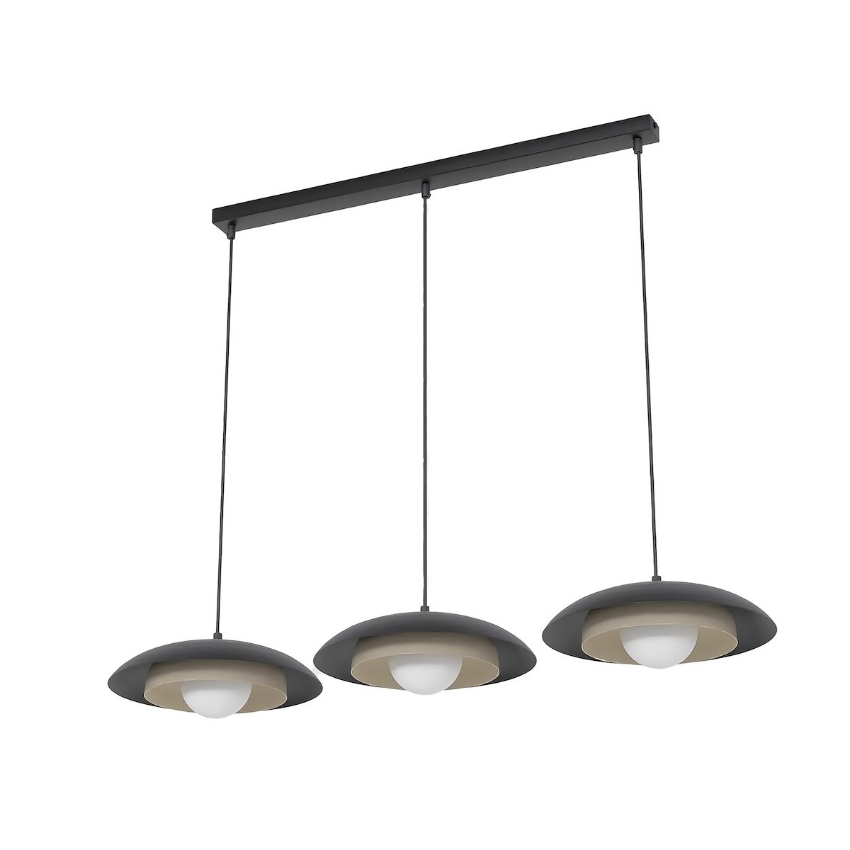 Emibig SKIN 3 BL MOKKA EM1604/3 kolor czarny z kategorii lampy wiszące