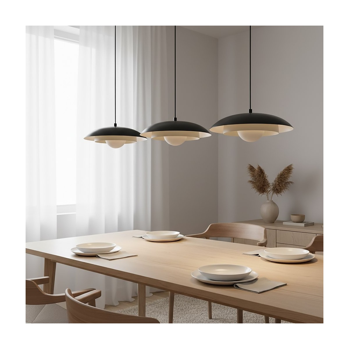 Emibig SKIN 3 BL MOKKA EM1604/3 kolor czarny z kategorii lampy wiszące