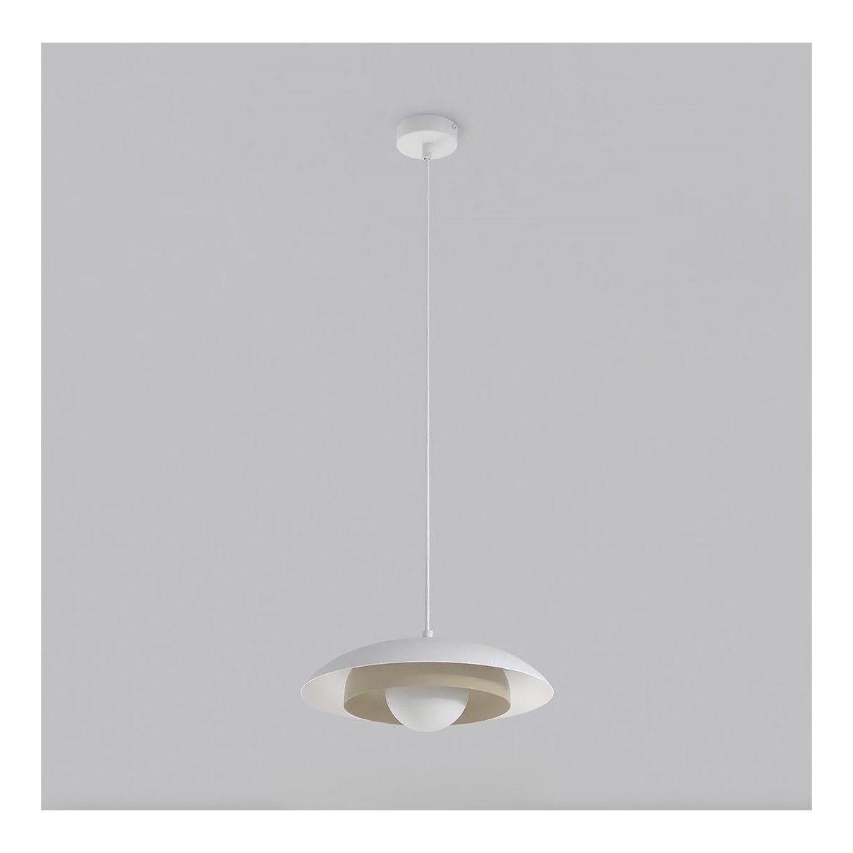 Emibig SKIN 1 WH MOKKA EM1605/1 kolor biały z kategorii lampy wiszące