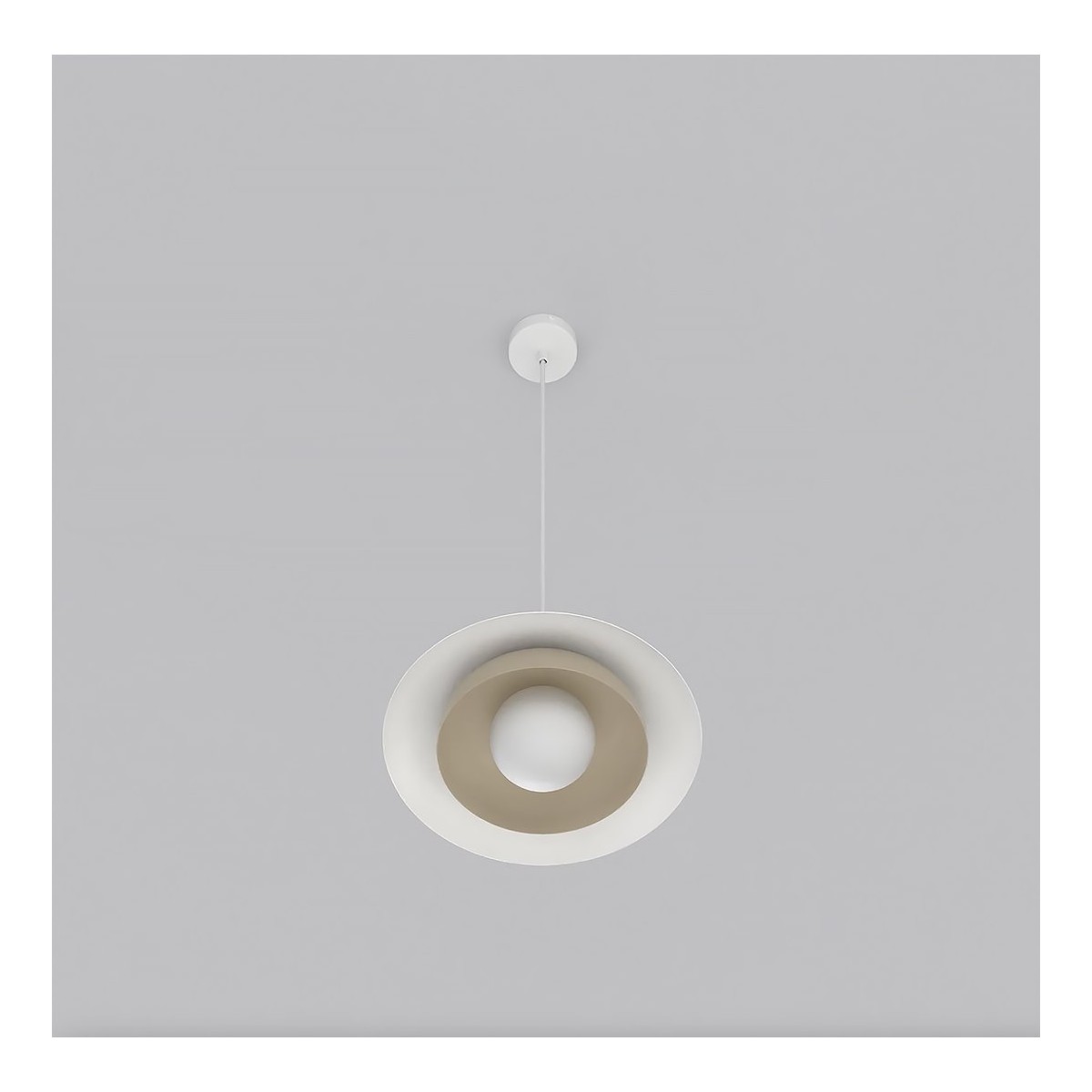 Emibig SKIN 1 WH MOKKA EM1605/1 kolor biały z kategorii lampy wiszące