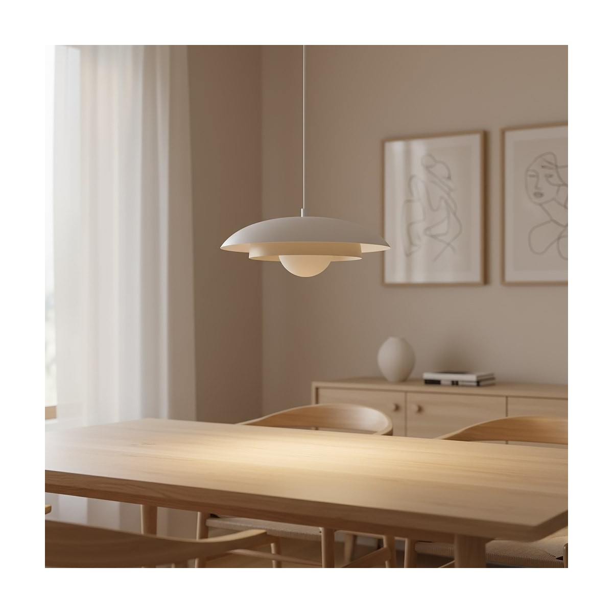 Emibig SKIN 1 WH MOKKA EM1605/1 kolor biały z kategorii lampy wiszące