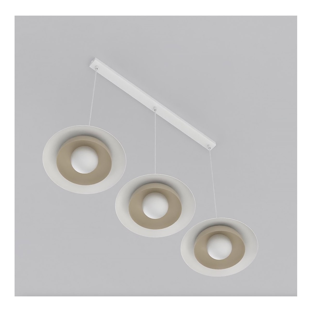 Emibig SKIN 3 WH MOKKA EM1605/3 kolor biały z kategorii lampy wiszące