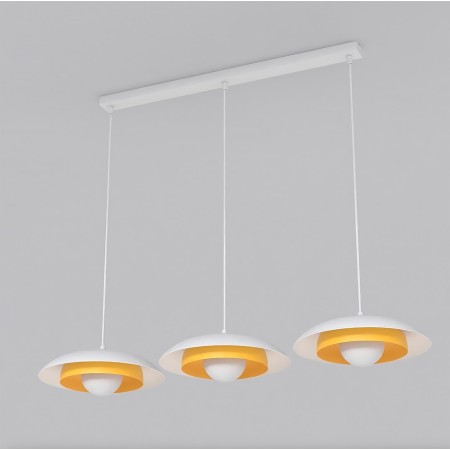 Emibig SKIN 3 WH ORANGE EM1606/3 kolor biały z kategorii lampy wiszące