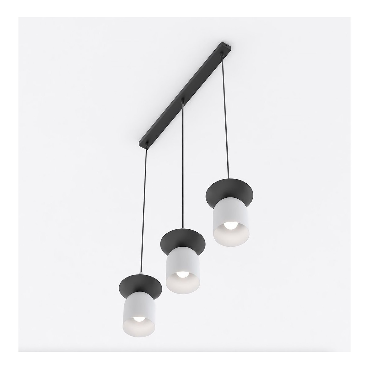 Emibig EGO 3 BL GRAY EM1611/3 kolor szary z kategorii lampy wiszące