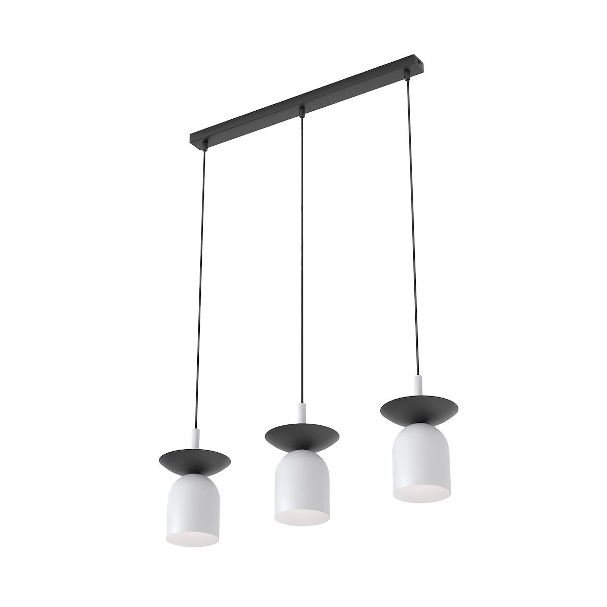 Emibig EGO 3 BL GRAY EM1611/3 kolor szary z kategorii lampy wiszące