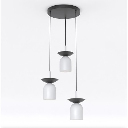 Emibig EGO 3 PREM BL GRAY EM1611/3PREM kolor szary z kategorii lampy wiszące