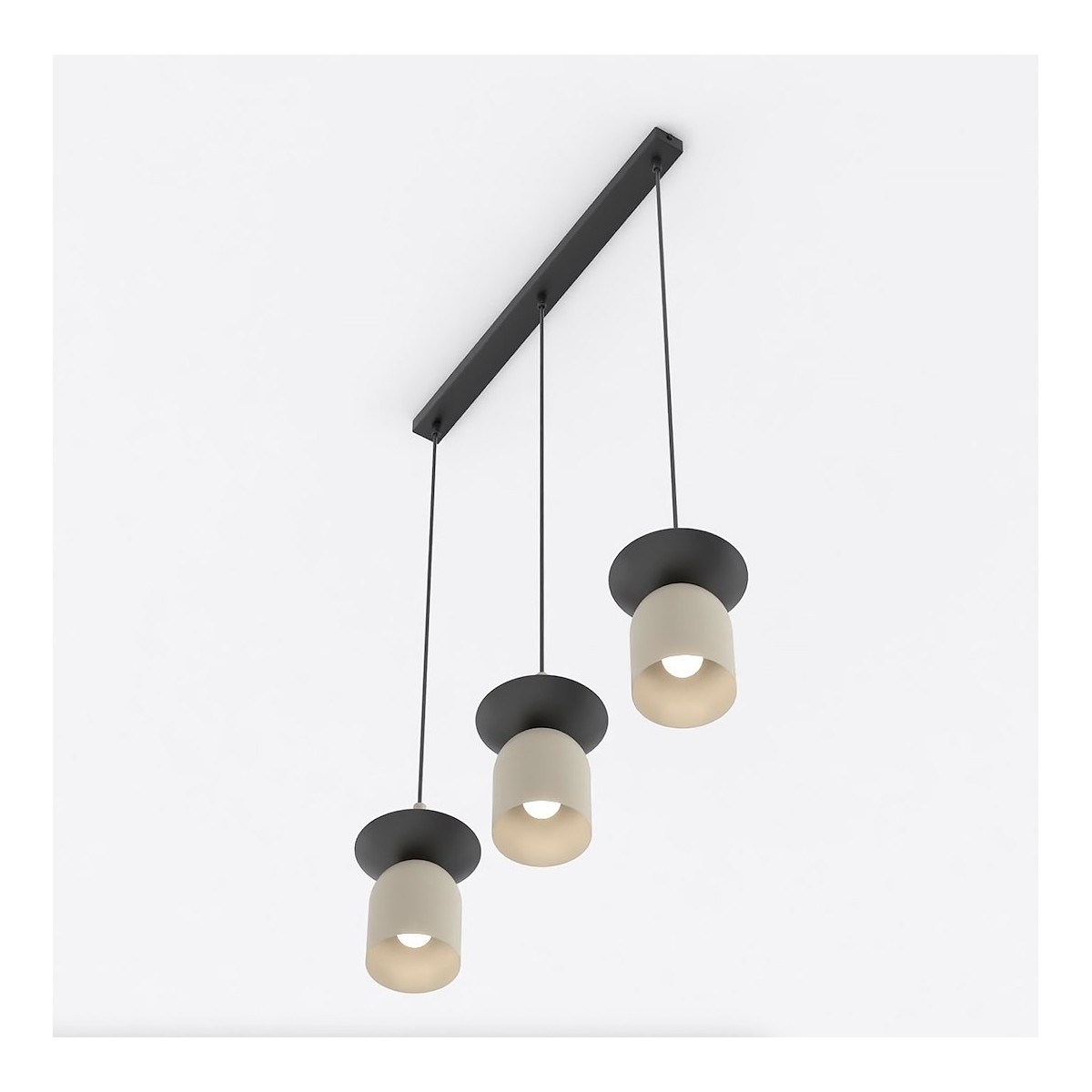 Emibig EGO 3 BL MOKKA EM1612/3 kolor mocha z kategorii lampy wiszące