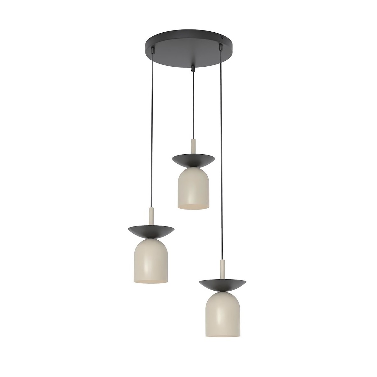 Emibig EGO 3 PREM BL MOKKA EM1612/3PREM kolor mocha z kategorii lampy wiszące