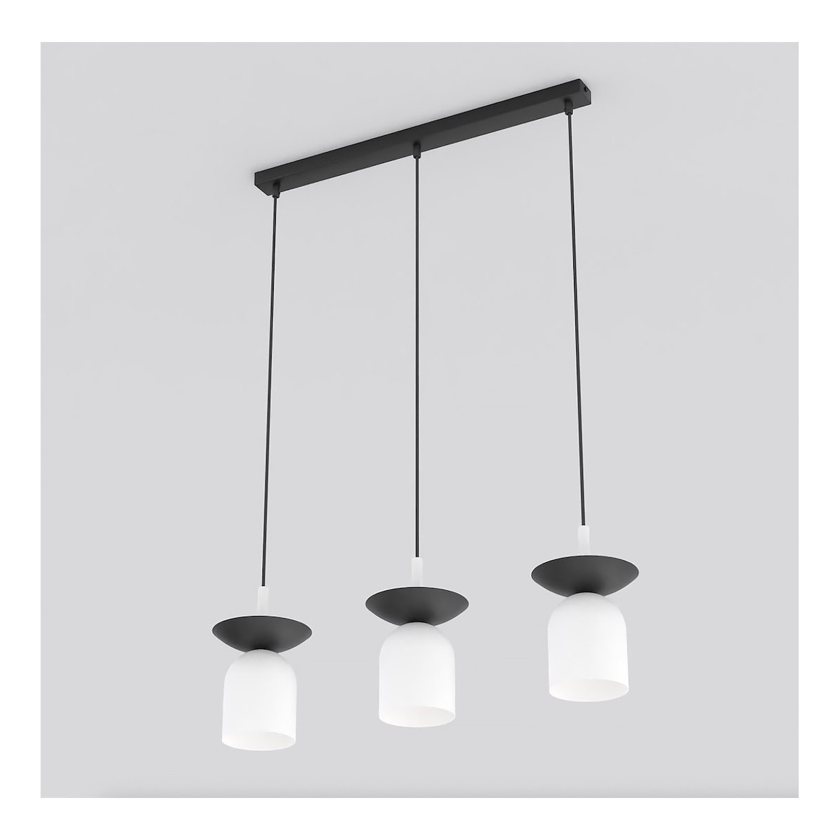 Emibig EGO 3 BL WHITE EM1613/3 kolor biały z kategorii lampy wiszące