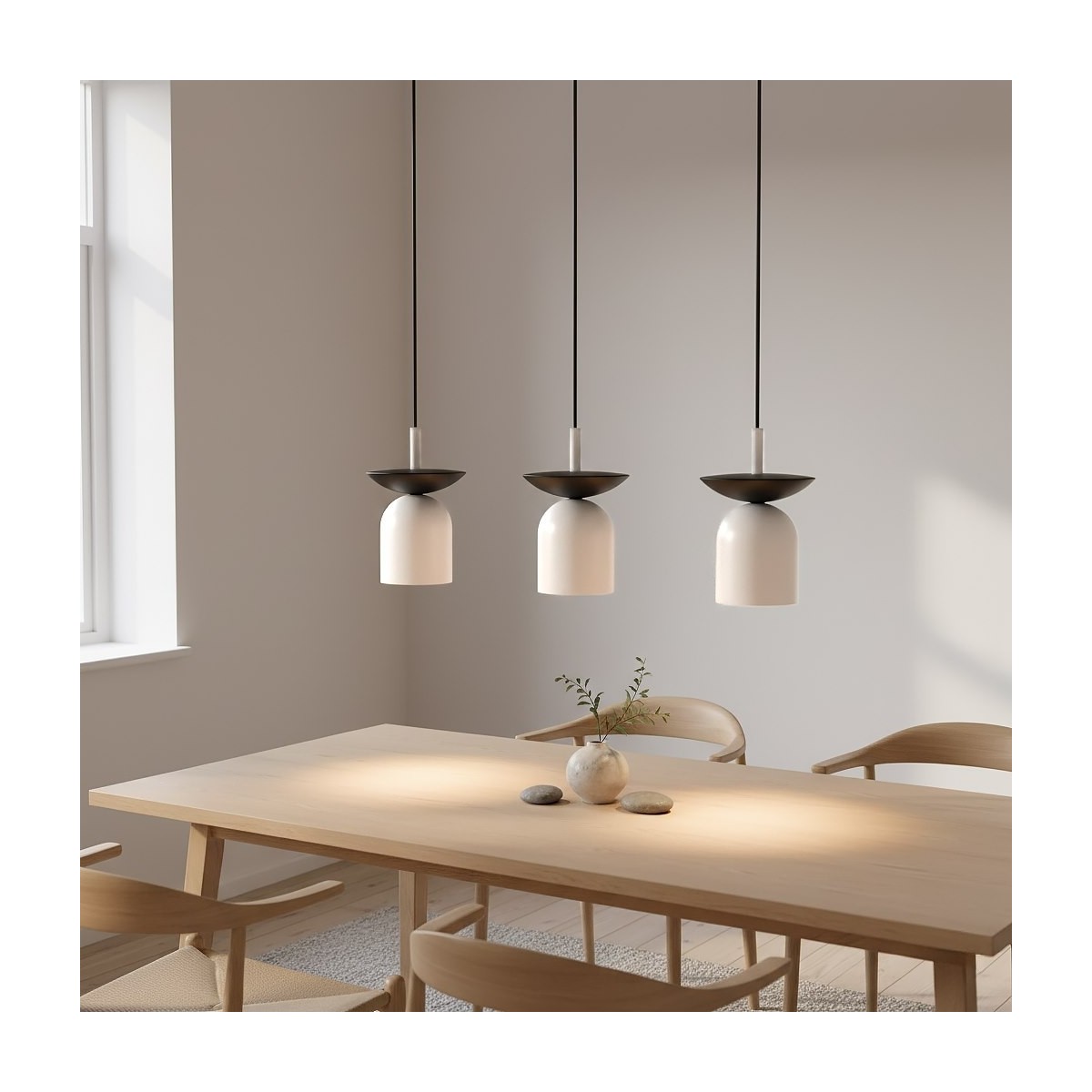 Emibig EGO 3 BL WHITE EM1613/3 kolor biały z kategorii lampy wiszące