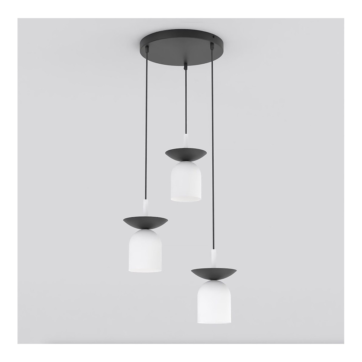 Emibig EGO 3 PREM BL WHITE EM1613/3PREM kolor biały z kategorii lampy wiszące