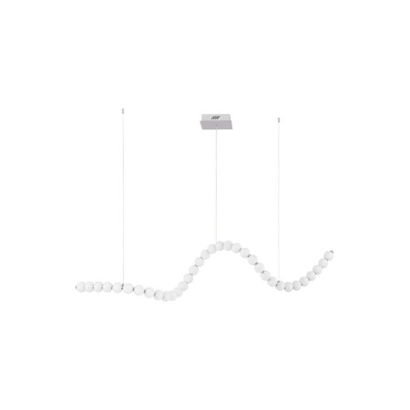 srebrna unikatowa lampa wisząca - nowoczesna ledowa Luces Exclusivas MOCA LE42745