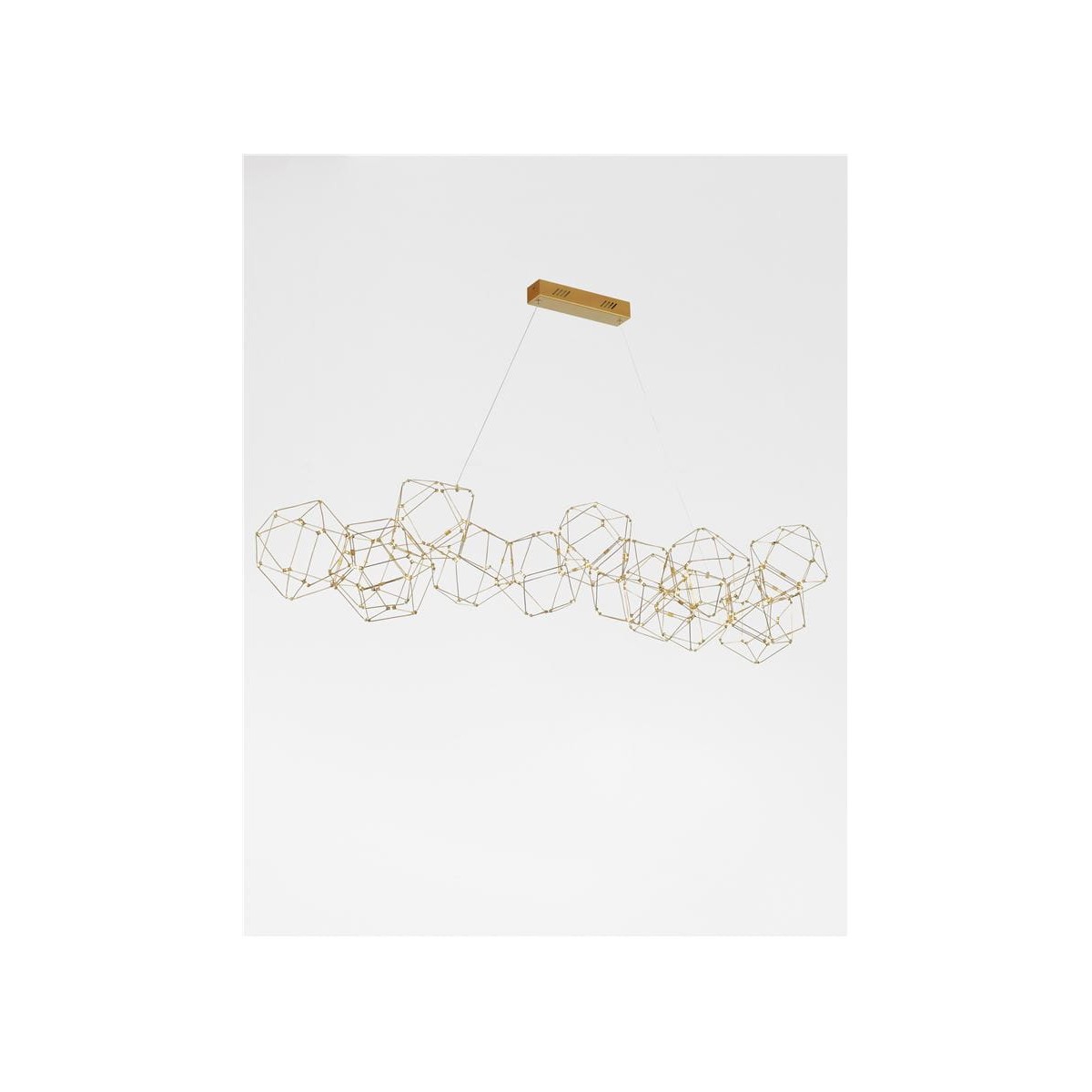 Piękna lampa Luces Exclusivas ASIS LE41326 - kolor lampy - złoty, materiał - metal