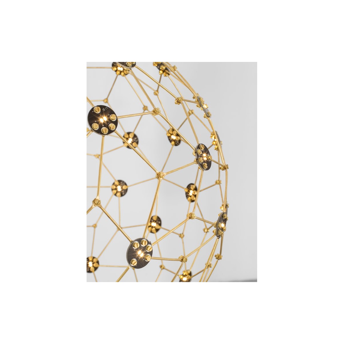 Nowoczesna lampa Luces Exclusivas ALTA LE41321 - kolor lampy - złoty, materiał - metal