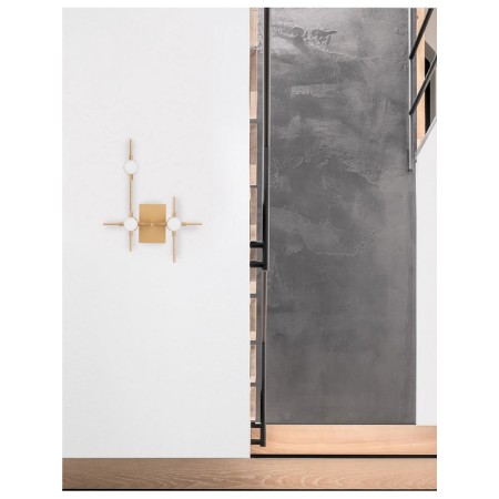 Stylowa lampa Luces Exclusivas AZUL LE41328 - kolor lampy - złoty, materiał - metal/akryl