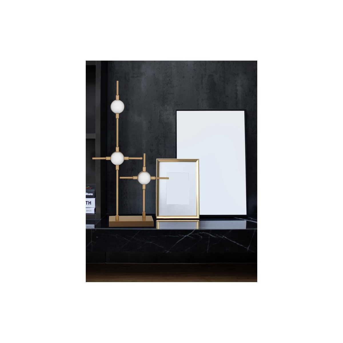 Piękna lampa Luces Exclusivas AZUL LE41332 - kolor lampy - złoty, materiał - metal/akryl