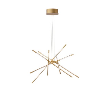 Niecodzienna lampa Luces Exclusivas BELL LE41337 - kolor lampy - złoty, materiał - metal/akryl