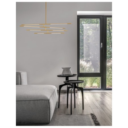 Wyjątkowa oprawa oświetleniowa Luces Exclusivas BELL LE41341 - kolor lampy - złoty, materiał - metal/akryl