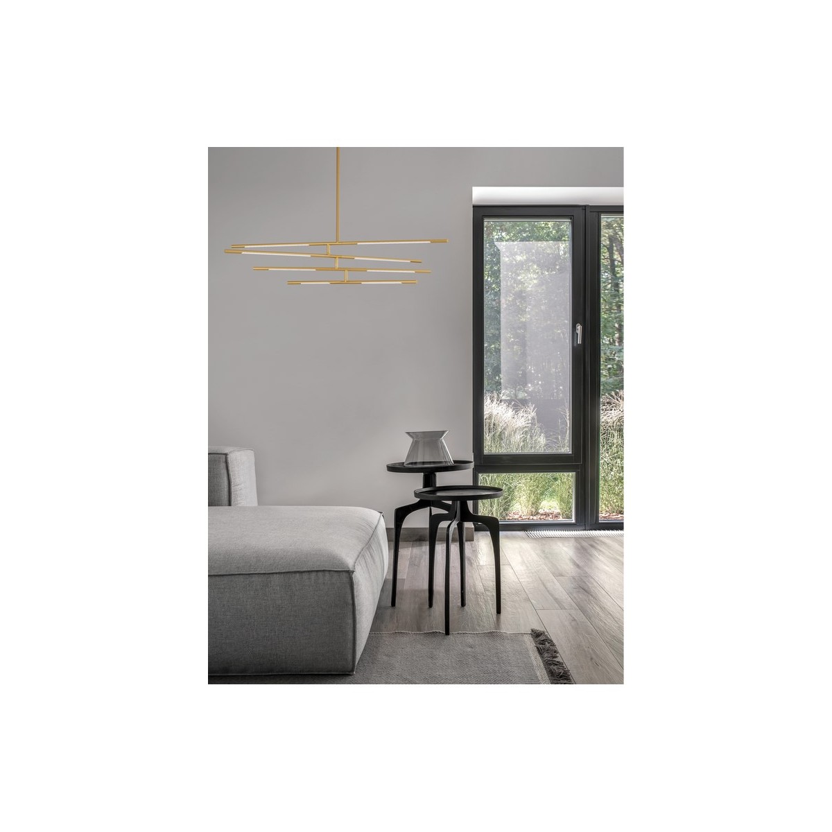 Wyjątkowa oprawa oświetleniowa Luces Exclusivas BELL LE41341 - kolor lampy - złoty, materiał - metal/akryl