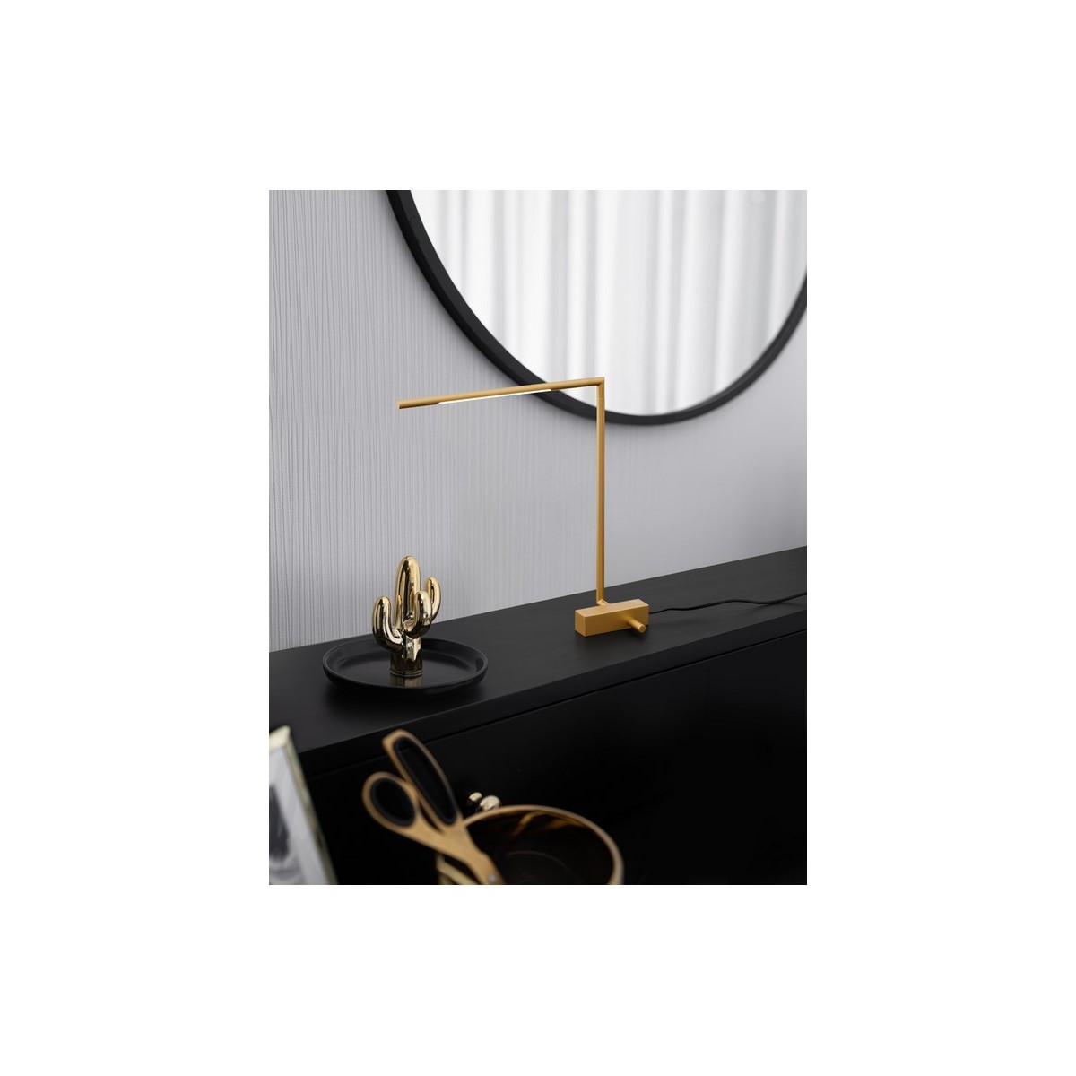 Niecodzienna lampa Luces Exclusivas BELL LE41343 - kolor lampy - złoty, materiał - metal/akryl