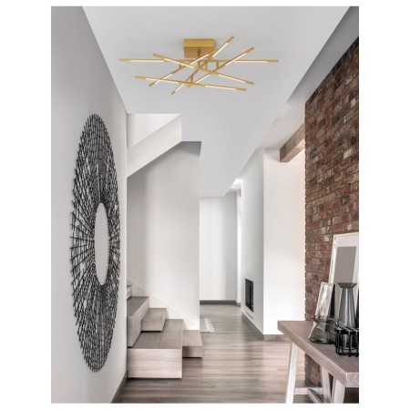 Piękna lampa Luces Exclusivas BELL LE41344 - kolor lampy - złoty, materiał - metal/akryl