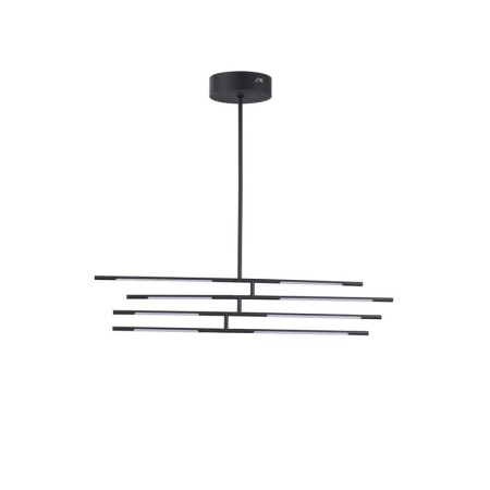 Stylowa lampa Luces Exclusivas BELL LE41346 - kolor lampy - czarny, materiał - metal/akryl