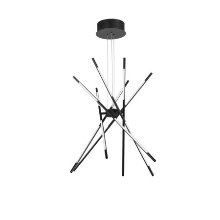 Piękna lampa Luces Exclusivas BELL LE41350 - kolor lampy - czarny, materiał - metal/akryl