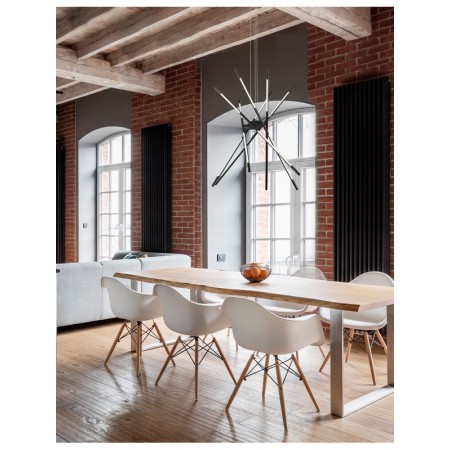 Piękna lampa Luces Exclusivas BELL LE41350 - kolor lampy - czarny, materiał - metal/akryl