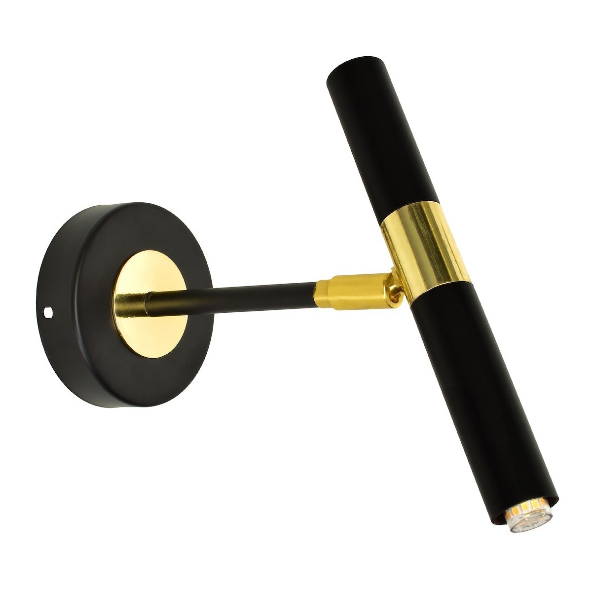 Milagro MLP6332 Kinkiet MONZA BLACK/GOLD 1xG9 8W