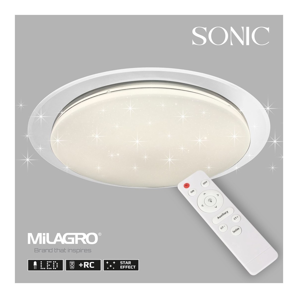 Plafon SONIC 24W LED O400 mm ML6409