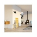 Kinkiet FARO Black/Natural Wood 1xE27 MLP7455