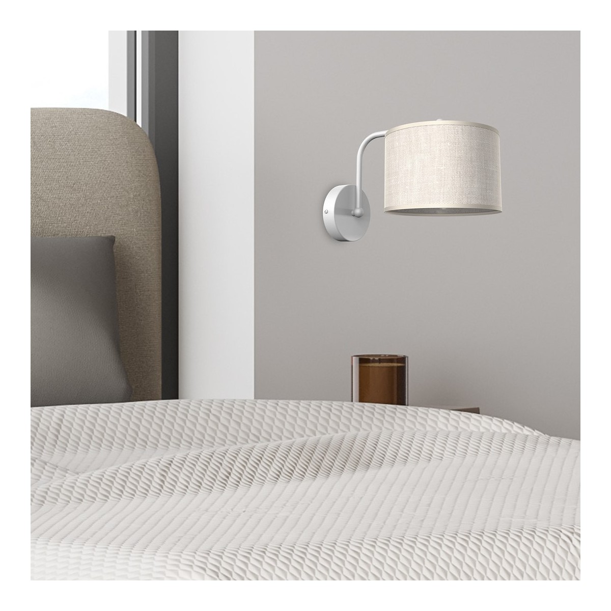 Milagro MLP7493 Kinkiet LINO BIEL / LEN 1xE27