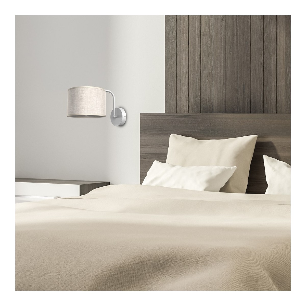 Milagro MLP7493 Kinkiet LINO BIEL / LEN 1xE27