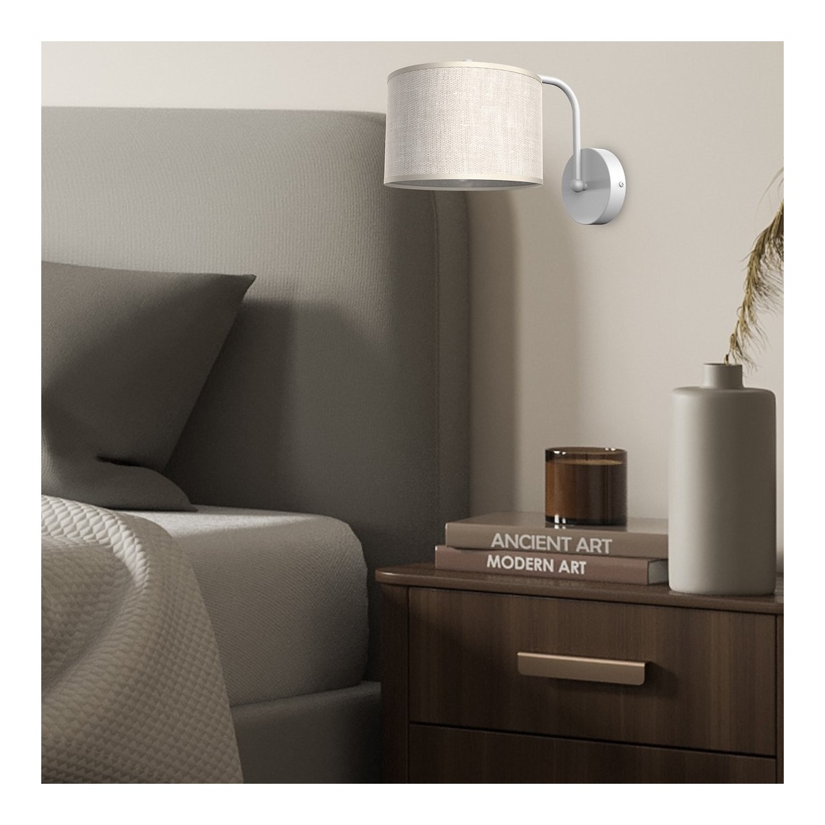 Milagro MLP7493 Kinkiet LINO BIEL / LEN 1xE27