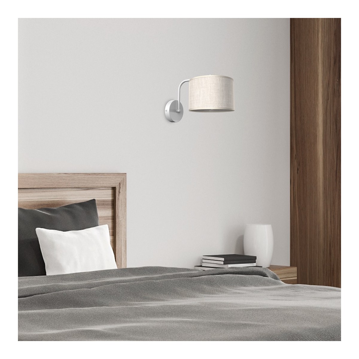 Milagro MLP7493 Kinkiet LINO BIEL / LEN 1xE27