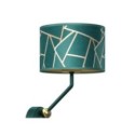 Kinkiet ZIGGY Green Gold 1xE27 mini GU10 MLP7573