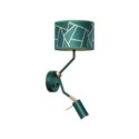 Kinkiet ZIGGY Green Gold 1xE27 mini GU10 MLP7573