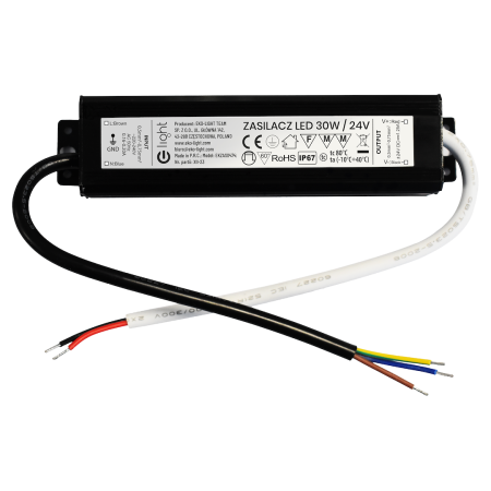 Zasilacz LED 30W IP67 24V EKZAS0424