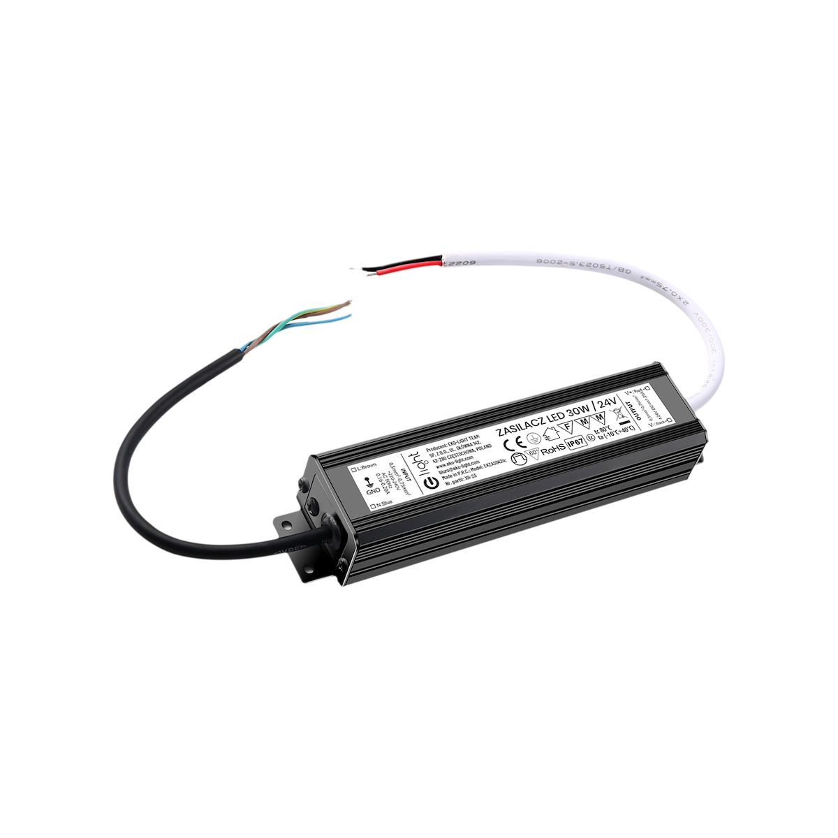Zasilacz LED 30W IP67 24V EKZAS0424
