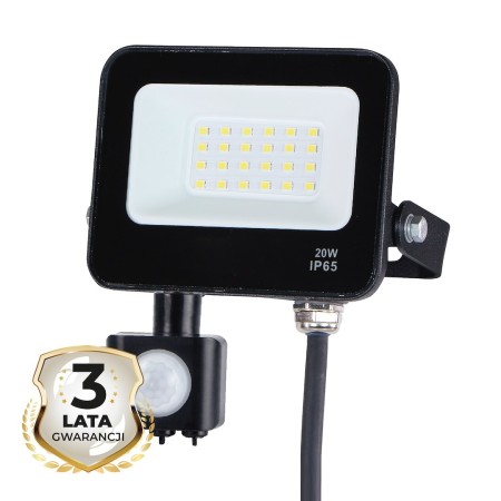 Naświetlacz LED 20W PIR