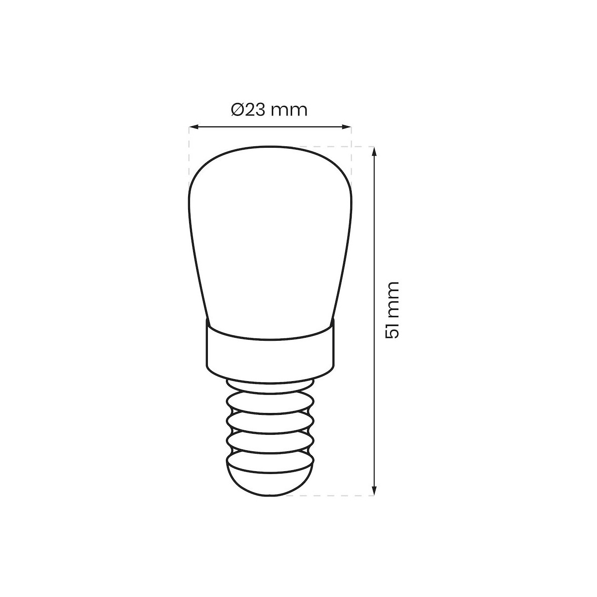 Żarówka LED 1,5W E14 lodówka