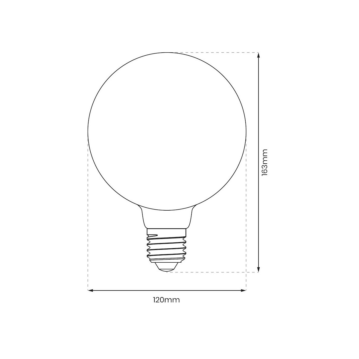 Żarówka LED G120 E27 4000K