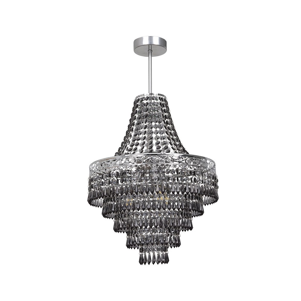 Milagro MLP1585 Żyrandol CORAL Black 3xE14
