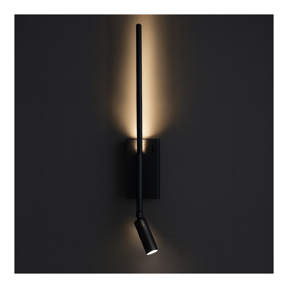 Milagro ML1566 Kinkiet Torch Czarny 6W+3W 4000K