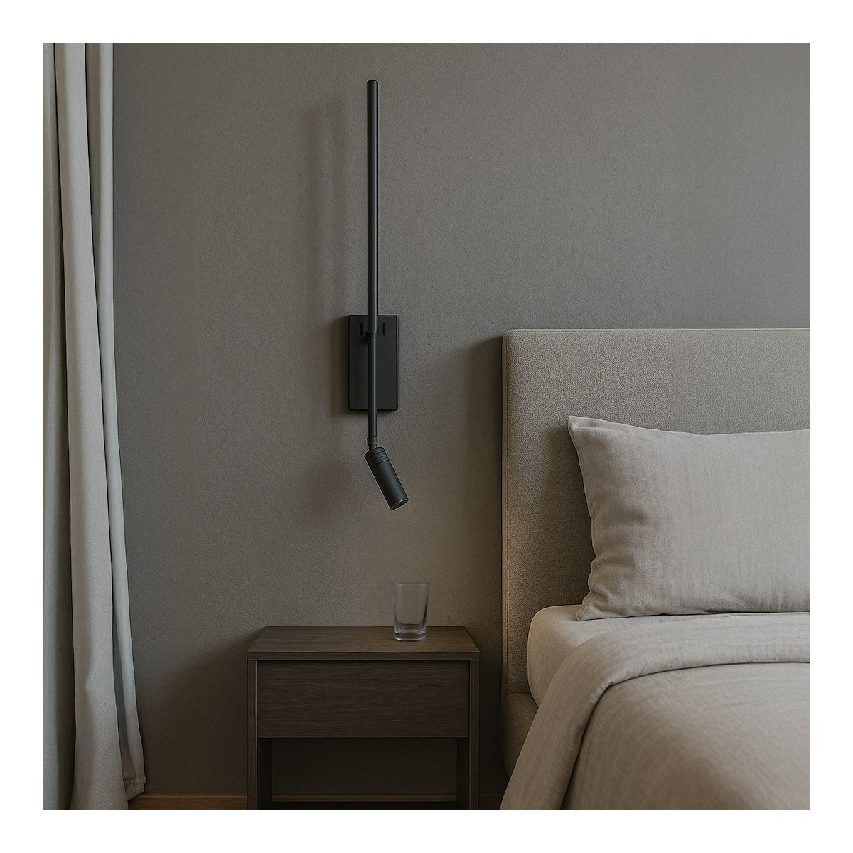 Kinkiet TORCH Czarny LED