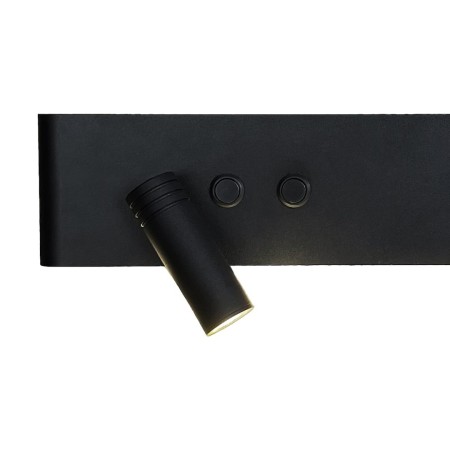 Milagro ML1570 Kinkiet Resort Czarny Lewy 10W + 3W LED 4000K